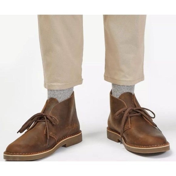 Clark\'s Bushacre 2 Mens Brown Desert Leather Chukka Boots Size 9.5 Classic main image 6